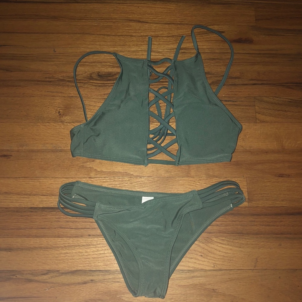 Olive Green Bikini